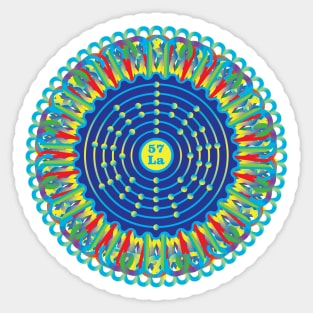 Lanthanum Ornament Sticker